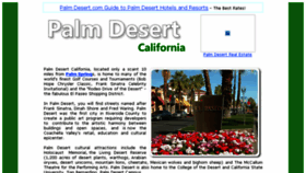 What Palm-desert.com website looked like in 2017 (7 years ago)