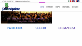 What Parteciparte.com website looked like in 2017 (7 years ago)