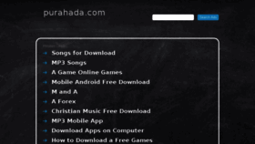 What Purahada.com website looked like in 2017 (7 years ago)