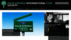 What Psfilmfest.org website looked like in 2017 (7 years ago)