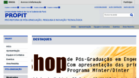 What Propit.unifesspa.edu.br website looked like in 2017 (7 years ago)
