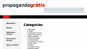 What Propagandagratis.com.br website looked like in 2017 (7 years ago)