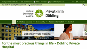 What Privatklinik-doebling.at website looked like in 2017 (7 years ago)