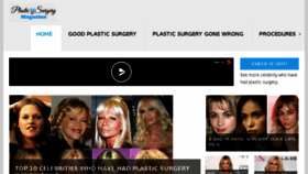 What Plasticsurgerymagz.com website looked like in 2017 (8 years ago)
