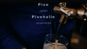 What Pivo.hu website looked like in 2017 (7 years ago)