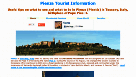 What Pienza.com website looked like in 2017 (7 years ago)