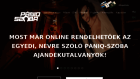 What Paniqszoba.hu website looked like in 2017 (7 years ago)