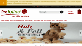 What Profeline-katzenshop.de website looked like in 2017 (7 years ago)