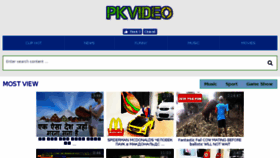 What Pkvideo.net website looked like in 2017 (7 years ago)