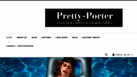 What Prettyporter.com.au website looked like in 2017 (7 years ago)