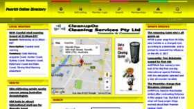 What Penrithshopping.com.au website looked like in 2017 (7 years ago)