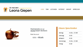 What Praxis-giepen.de website looked like in 2017 (7 years ago)