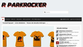 What Parkrocker.net website looked like in 2017 (7 years ago)
