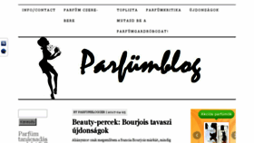 What Parfumblog.hu website looked like in 2017 (7 years ago)