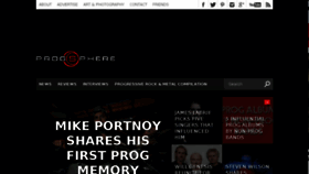 What Prog-sphere.com website looked like in 2017 (7 years ago)