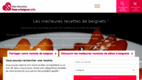 What Pate-a-beignet.info website looked like in 2017 (7 years ago)