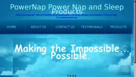 What Powernap.com website looked like in 2017 (7 years ago)