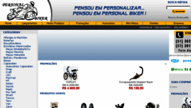 What Personalbiker.com.br website looked like in 2017 (7 years ago)
