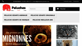 What Peluches-geantes.com website looked like in 2017 (6 years ago)