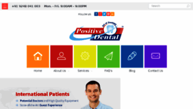 What Positivedental.com website looked like in 2017 (7 years ago)