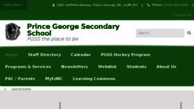 What Pgss.sd57.bc.ca website looked like in 2017 (7 years ago)