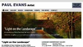 What Paulevans-artist.co.uk website looked like in 2017 (6 years ago)