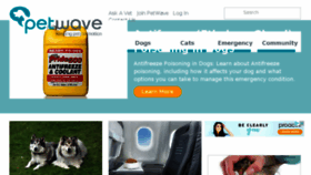 What Petwave.com website looked like in 2017 (7 years ago)