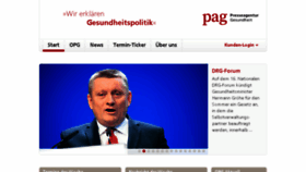 What Pa-gesundheit.de website looked like in 2017 (7 years ago)