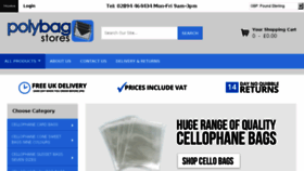 What Polybagstores.co.uk website looked like in 2017 (7 years ago)