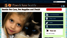 What Pawsandsave.com website looked like in 2017 (7 years ago)