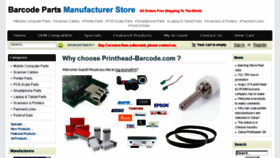 What Printhead-barcode.com website looked like in 2017 (7 years ago)