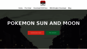 What Pokemonsunandmoondownload.com website looked like in 2017 (6 years ago)