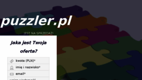 What Puzzler.pl website looked like in 2017 (7 years ago)