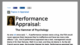 What Performance-appraisal.com website looked like in 2017 (7 years ago)