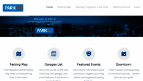 What Parksj.org website looked like in 2017 (7 years ago)