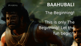 What Prabhas.com website looked like in 2017 (7 years ago)