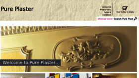 What Pureplaster.co.uk website looked like in 2017 (7 years ago)