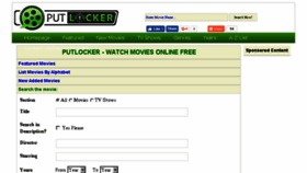 What Putlocker-movies.me website looked like in 2017 (6 years ago)