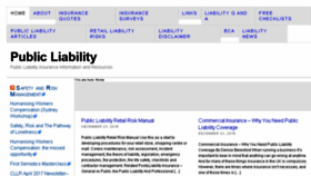 What Publicliability.net.au website looked like in 2017 (7 years ago)