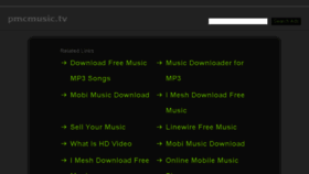 What Pmcmusic.tv website looked like in 2017 (7 years ago)