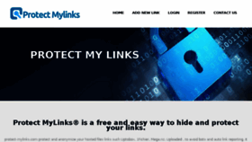 What Protect-mylinks.com website looked like in 2017 (7 years ago)