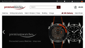What Premiumwatches.com website looked like in 2017 (7 years ago)