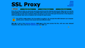 What Proxyssl.org website looked like in 2017 (6 years ago)