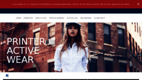 What Printeractivewear.com website looked like in 2017 (7 years ago)