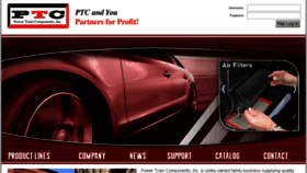 What Ptcauto.com website looked like in 2017 (7 years ago)