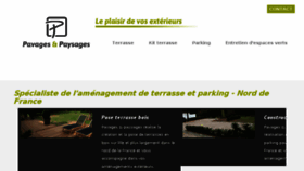 What Pavages.fr website looked like in 2017 (7 years ago)