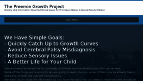 What Preemiegrowthproject.org website looked like in 2017 (7 years ago)