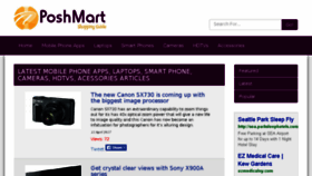 What Poshmart.com website looked like in 2017 (6 years ago)