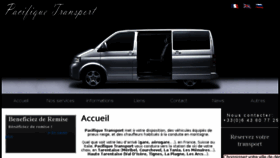 What Pacifique-transport.com website looked like in 2017 (6 years ago)