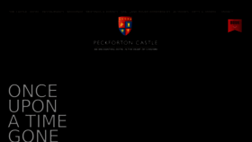 What Peckfortoncastle.co.uk website looked like in 2017 (6 years ago)